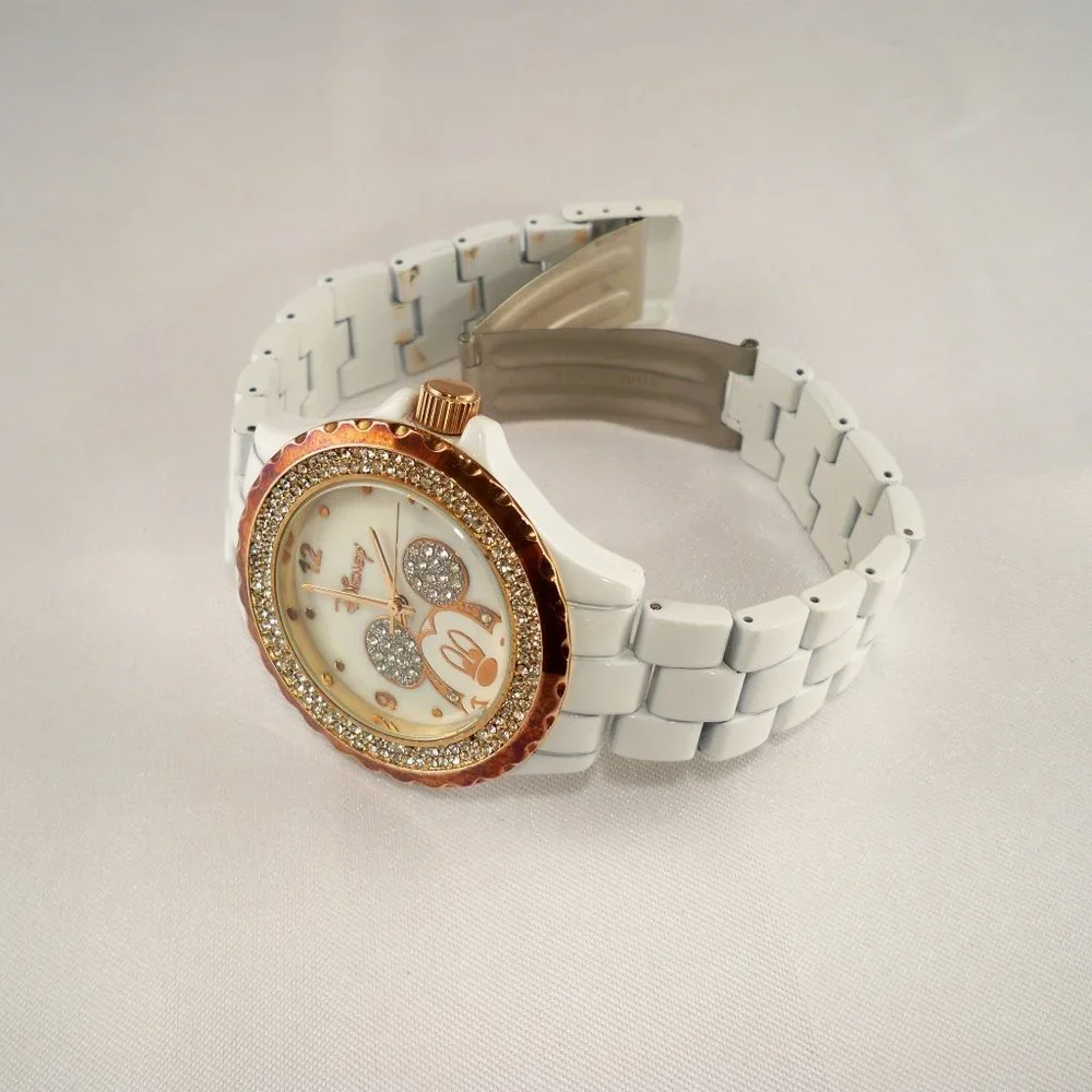 Disney Micky Mouse Rose Gold, White *Watch